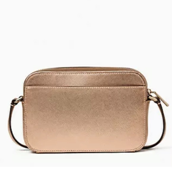 New Kate Spade Staci Mini Camera Bag Crossbody Shoulder Purse Rose Gold - Picture 6 of 8